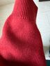蕉內（Bananain）熱皮302++男女同款鎖溫圓領(lǐng)套頭毛衣保暖打底長(cháng)袖秋冬套頭衫新款 磚紅色 L 曬單實(shí)拍圖