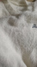 歐貝汐毛衣女秋冬加絨v領(lǐng)中長(cháng)款白色軟糯寬松打底衫慵懶風(fēng)針織衫上衣潮 米白色 均碼 【建議80-120斤】 曬單實(shí)拍圖
