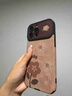 坦虎適用蘋(píng)果17promax手機殼翻毛皮油畫(huà)小花iPhone16pro創(chuàng  )意簡(jiǎn)約帶掛繩15美拉德14高級感好看13保護套 大視窗棕翻毛皮-油畫(huà)小花+掛繩 iPhone 17 Pro 曬單實(shí)拍圖