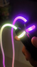 小懶焰炫彩發(fā)光跳繩兒童小學(xué)生專(zhuān)用幼兒園初學(xué)小孩健身成人減肥運動(dòng)夜光 星夜黑-炫彩變色 亮度升級光纖繩 曬單實(shí)拍圖