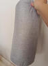 圓柱抱枕亞麻圓柱抱枕瑜伽枕辦公室美容床枕沙發(fā)枕可拆洗長(cháng)條抱枕 淺灰色亞麻 直徑15 厘米長(cháng)40厘米外套加芯 曬單實(shí)拍圖