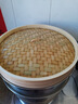 黃一府（HUANG YI FU）黃一府柳杉木蒸籠小籠包饅頭竹制蒸架家用商用加深蒸格籠屜蒸鍋 32厘米（蓋）【加深】 曬單實(shí)拍圖
