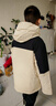 ABC KAIA兒童羽絨服男童2024新款加厚學(xué)生中大童冬裝女童保暖防寒寶寶外套 米白色 (男女通穿) 160cm 曬單實(shí)拍圖