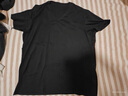 GAP男女裝夏季款素色V領(lǐng)吸濕速干常規短袖T恤基礎款727930 黑色 L (175/96A) 亞洲尺碼 曬單實(shí)拍圖