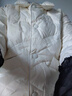 皮爾卡丹（pierre cardin）2025新品祥云羽絨服女短款立領(lǐng)輕薄白鴨絨時(shí)尚秋冬小個(gè)子輕便外套 白色 真羽絨 假一罰三 S 90-115斤 曬單實(shí)拍圖