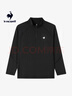 樂(lè )卡克（Le coq sportif）【網(wǎng)球】法國公雞2025年秋冬新品男款拼接長(cháng)袖T恤 炫黑色 XL 曬單實(shí)拍圖