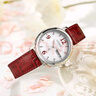 西鐵城（CITIZEN） 手表 光動(dòng)能星期日期顯示商務(wù)簡(jiǎn)約時(shí)尚女表 EW2420-00AB 紅色皮帶 曬單實(shí)拍圖
