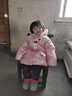 葉余女童冬裝棉衣2025棉襖加厚冬季女孩保暖棉服寶寶洋氣外套 贈粉紅色 極寒加厚配 80 建議身高70~80cm 曬單實(shí)拍圖