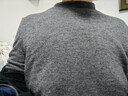 恒源祥精紡超細100%純羊毛打底衫女春秋冬半高領(lǐng)薄款內搭針織毛衣 深灰色 L 105-115斤 曬單實(shí)拍圖