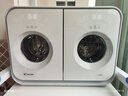 統帥（Leader）海爾智家出品 懶人內衣褲洗衣機洗烘一體機 滾筒分桶2KG迷你雙筒雙屏全自動(dòng)雙筒智控雙桶桌面0手洗 【雙筒分區洗】XQGL20-ZHBD671WU1 曬單實(shí)拍圖