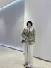 麓格立糯米褲女春秋季2026新款加絨加厚高腰垂感直筒寬松顯瘦直筒褲 米白色糯米褲L【建議110-125】 曬單實拍圖
