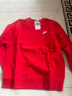 耐克（NIKE）加絨保暖衛衣男裝冬季新款圓領(lǐng)寬松加厚上衣青少年無(wú)帽套頭衫外套 BV2663-657/加絨-中國紅 XL /180/96A 曬單實(shí)拍圖