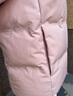 波司登（BOSIDENG）新款冬季羽絨服男女情侶短款90絨連帽保暖百搭外套B250245550 橡皮粉1638 XS 155/80A 體重約100斤以?xún)?曬單實(shí)拍圖