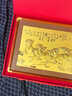 周金生黃金八駿圖金片馬到成功純金擺件足金999屬馬年本命新年禮物禮盒 八駿圖【禮盒裝】 1g 曬單實(shí)拍圖