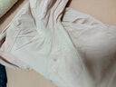 森馬（Semir）長(cháng)袖襯衫女冬季中長(cháng)款假兩件寬松磨毛襯衣通勤溫柔系氣質(zhì)上衣 奶白10501 M 曬單實(shí)拍圖