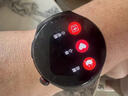HKMW機（HUAIWEI）適用高精度全自動(dòng)監測尿酸血脂血糖心率體溫手表實(shí)時(shí)血壓血氧圓屏手環(huán)健康檢測 黑色標配版(送真皮表帶) 曬單實(shí)拍圖