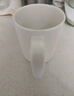 炊大皇陶瓷杯馬克杯茶杯 經(jīng)典黑白泡茶杯咖啡杯早餐杯果汁水杯白色420ml 曬單實(shí)拍圖