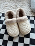 防水包跟棉拖鞋女士冬季家居室內厚底加絨棉鞋加厚防滑外穿棉靴 白色38-39【推薦37-38腳穿】 曬單實(shí)拍圖