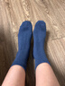 恒源祥【加絨加厚】襪子男士毛圈襪100%純棉秋冬襪子保暖10A抗菌防臭 3雙（黑色+咖啡+牛仔藍） 均碼 曬單實(shí)拍圖