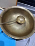詠夏黃銅鍋銅炒鍋手工老式熬糖阿膠火鍋湯鍋家用商用雙耳涮羊肉冒菜鍋 32CM直徑（重約1公斤） 0寸 曬單實(shí)拍圖
