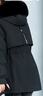 派克服冬季新款大毛領(lǐng)連帽棉衣保暖棉服外套女加絨加厚中長(cháng)款棉襖 黑色 XL【125-140斤】 曬單實(shí)拍圖