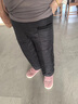 恒源祥復古羽絨褲女士外穿冬季加絨加厚媽m媽2025新款寬松顯瘦哈倫棉褲 黑色 2XL 建議130-150斤 曬單實(shí)拍圖