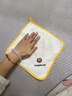 OIMG日本品質(zhì)超柔嬰兒毛巾新生寶寶洗臉小方巾兒童手帕幼兒園專(zhuān)用 兔子+獅子+熊頭 3條 26cm*26cm 加厚云感動(dòng)物方巾 曬單實(shí)拍圖