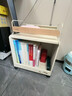 霓峰書(shū)包置物架移動(dòng)小推車(chē)桌下零食書(shū)本學(xué)生學(xué)習兒童金屬收納架柜家用 升級加大優(yōu)質(zhì)碳鋼-兩層【150斤承重】 曬單實(shí)拍圖