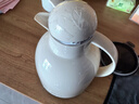 物生物（RELEA）保溫壺家用大容量玻璃內膽暖水壺辦公室學(xué)生宿舍熱水瓶 奶芙白-1.5L 曬單實(shí)拍圖