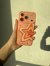 素洛適用新款蘋(píng)果17promax手機殼Air小清新油畫(huà)星星iPhone16pro創(chuàng  )意簡(jiǎn)約多巴胺15大視窗女12硅膠保護套 橙-油畫(huà)星星橙 iPhone 17 Pro 曬單實(shí)拍圖