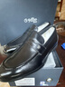 金利來(lái)（Goldlion）男鞋樂(lè )福鞋男士皮鞋時(shí)尚舒適套腳商務(wù)休閑鞋G582310013AAA-黑色 曬單實(shí)拍圖
