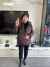唐致中老年羽絨服女短款中式加厚媽媽冬裝60歲70老人奶奶太太冬季外套 咖色 3XL 【建議121-135斤】 曬單實(shí)拍圖