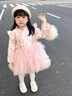 班喜迪女童連衣裙冬裝2026新中式嬰兒公主裙子女寶寶周歲禮服兒童旗袍裙 粉色 110 曬單實(shí)拍圖