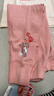愛(ài)慕兒童遠紅外升溫兒童保暖內衣保暖褲男女童中厚秋衣秋褲拼接撞色印花 女孩長(cháng)褲-珊瑚粉AK173A651 100 曬單實(shí)拍圖