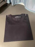 單位保安作訓(xùn)T恤體能服夏季圓領(lǐng)短袖絲光棉大碼執(zhí)勤t衫短袖訓(xùn)練衫 萊卡棉短袖 胸口黑色刺繡 4XL 曬單實拍圖