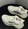 耐克NIKE女子跑步鞋減震 VOMERO 18 運動(dòng)鞋HM6804-107白/淺綠38 曬單實(shí)拍圖
