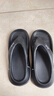 卡帝樂(lè )鱷魚(yú)人字拖男夏季外穿夾腳涼拖鞋踩屎感沙灘涼鞋子男 1566 黑色 40-41 曬單實(shí)拍圖