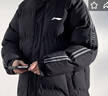 李寧（LI-NING）李寧2025冬季新款運動(dòng)棉衣外套男青年加厚保暖休閑連帽棉襖潮 333黑色 L 110-125斤 曬單實(shí)拍圖