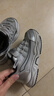 泰蘭尼斯春季兒童運動(dòng)鞋輕便透氣男童跑步鞋女童防滑休閑百搭老爹鞋銀色27 曬單實(shí)拍圖