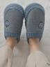 京悠雨男士棉拖鞋秋冬季家居室內厚底防滑加大碼防寒防臭保暖中老年25款 加倍保暖-淺咖【升級加厚防滑鞋底】 46 【適合45-46】 曬單實(shí)拍圖