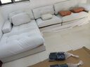 海慶全屋定制貴妃位沙發(fā) 客廳小戶(hù)型布藝直排 奶油風(fēng)云朵三人位沙發(fā)2026新款 【標準版】貓爪絨布+海綿乳膠顆?？?組合 300cm 【貴妃位】 曬單實(shí)拍圖