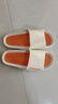 涼拖鞋夏天韓版防滑男款夏季外穿家居室內厚底防滑休閑涼拖鞋 橘色（升級版） 808 44 -45 【偏小一碼】 曬單實(shí)拍圖