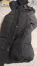鴨鴨（YAYA）【王一博冰殼3.0】中長(cháng)款羽絨服女情侶男女同款連帽加厚極寒外套 曬單實(shí)拍圖