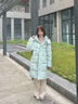 雪中飛2025冬新款羽絨服長(cháng)款男女同款情侶直筒戶(hù)外休閑時(shí)尚保暖 冰川藍|5338 【155-170】 M /165/88A 曬單實(shí)拍圖