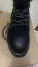 Dickies男士馬丁靴高幫時(shí)尚男靴百搭舒適透氣工裝靴 黑色加絨 41  曬單實(shí)拍圖