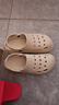 手術(shù)室防滑洞洞鞋女款厚底護士專(zhuān)用涼鞋外穿醫用沙灘鞋子女涼拖鞋 S42/醫護/加厚/洞洞鞋】卡其 35-36 適合34-35 曬單實(shí)拍圖
