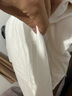 拇指白小T李乃文同款二代長(cháng)袖T恤男秋季純棉純色百搭打底衫 皓白 XL 曬單實(shí)拍圖