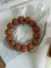 肅音尼泊爾大金剛菩提盤(pán)玩手串爆肉紋菩提子原籽男士文玩核桃佛珠手鏈 爆肉5A級五瓣素珠20mm13顆 曬單實(shí)拍圖