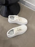 皓娥白色小個(gè)子增高小白鞋女2025春季韓版新款潮厚底女鞋百搭運動(dòng)板鞋 運動(dòng)板鞋女白色【38碼】 曬單實(shí)拍圖