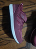 法旗豹新款中老年休閑健步鞋男輕便防滑軟底透氣媽媽爸爸運動(dòng)鞋女 紫色女款 38 曬單實(shí)拍圖